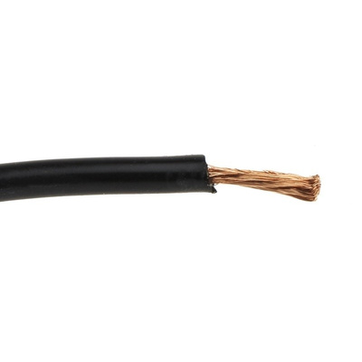 Staubli Harsh Environment Wire 0.5 mm² CSA, Black 25m Reel