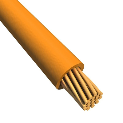 RS PRO Orange Tri-rated Cable, 0.5 mm² CSA, 1 kV dc, 600 V ac, 11 A, 100m