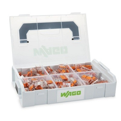 Wago L-BOXX Mini, 221 Series Lever Connector Set, 2, 3-Way, Cage Clamp Termination