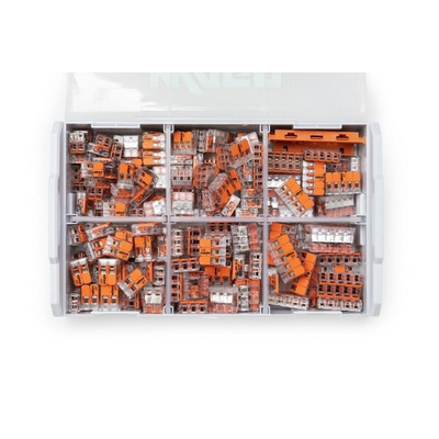 Wago L-BOXX Mini, 221 Series Lever Connector Set, 2, 3-Way, Cage Clamp Termination