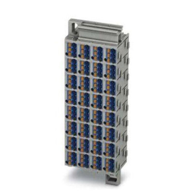 Phoenix Contact PTMC Series PTMC 1,5/32-3 /BU Pluggable Terminal Block, 17.5A, 14 → 26 AWG Wire, Push In