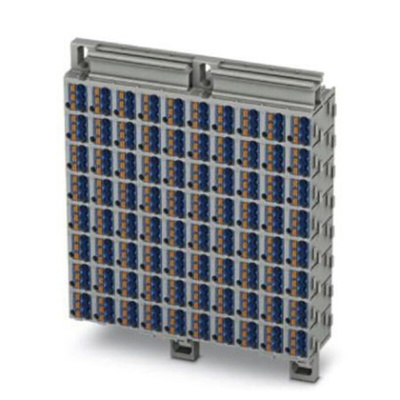 Phoenix Contact PTMC Series PTMC 1,5/80-3 /BU Pluggable Terminal Block, 17.5A, 14 → 26 AWG Wire, Push In