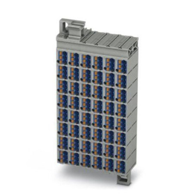 Phoenix Contact PTMC Series PTMC 1,5/48-3 /BU 19Z Pluggable Terminal Block, 17.5A, 14 → 26 AWG Wire, Push In