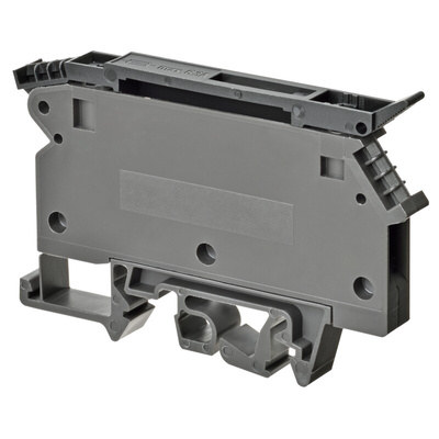 Omron DIN Rail Terminal Block, 50A, 12 AWG Wire, Push In Termination