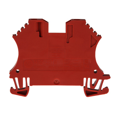 Rockwell Automation 1492-J3TW Series Feed Through Terminal Block, 3-Way, Single Side-10 A, Twin Side- 20 A, 22 - 12 AWG