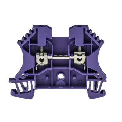 Rockwell Automation 1492 Series Screw Terminal, 2-Way, 25A, 28 → 12 AWG Wire, Screw Cage Termination