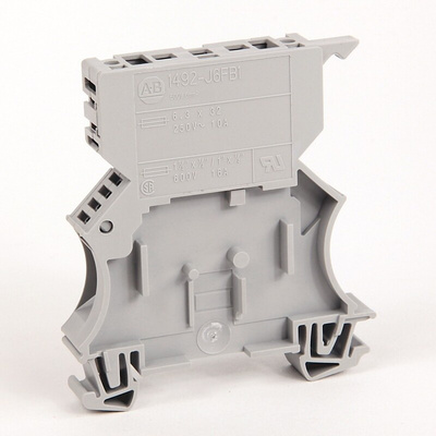 Rockwell Automation 1492 Series Screw Terminal, 2-Way, 16A, 22 → 8 AWG Wire, Screw Cage Termination