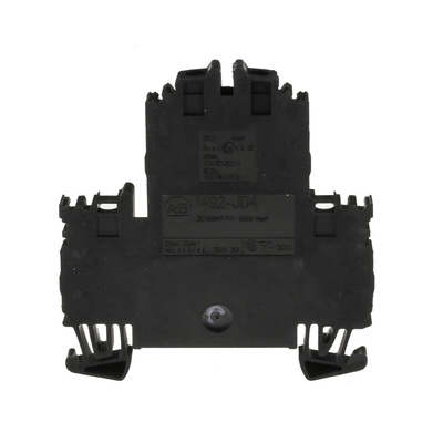 Rockwell Automation 1492 Series Screw Terminal, 4-Way, 24A, 22 → 12 AWG Wire, Screw Cage Termination