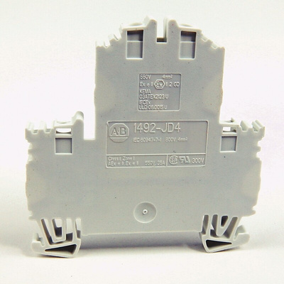 Rockwell Automation 1492 Series Screw Terminal, 4-Way, 35A, 26 → 10 AWG Wire, Screw Cage Termination