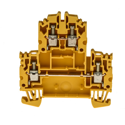 Rockwell Automation 1492 Series Screw Terminal, 4-Way, 24A, 22 → 12 AWG Wire, Screw Cage Termination
