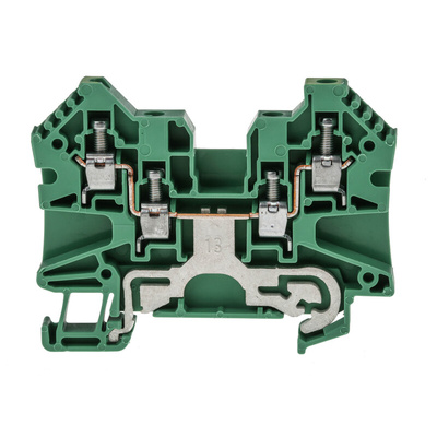 Rockwell Automation 1492 Series Screw Terminal, 3-Way, 10A, 22 → 12 Wire, Screw Cage Termination