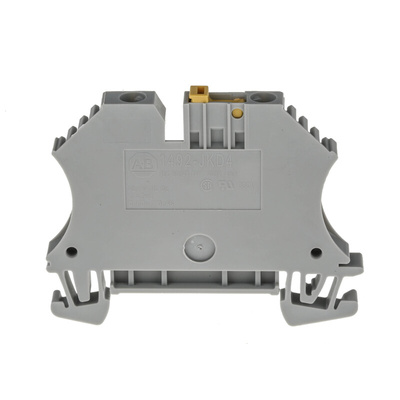 Rockwell Automation 1492 Series Screw Terminal, 3-Way, 10A, 22 → 12 Wire, Screw Cage Termination