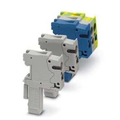 Phoenix Contact SPV Series SPV 2,5/ 1-M Terminal Plug, 1-Way, 24A, 28 - 12 Wire, Spring Cage Termination