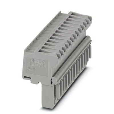 Phoenix Contact SPV Series SPV 2,5/13 Terminal Plug, 13-Way, 24A, 28 - 12 Wire, Spring Cage Termination