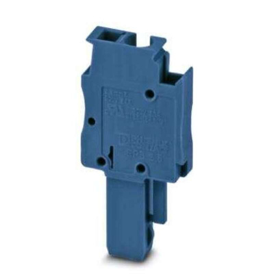 Phoenix Contact SPB Series SPB 2,5/ 1-L BU Terminal Plug, 1-Way, 24A, 28 - 12 Wire, Spring Cage Termination