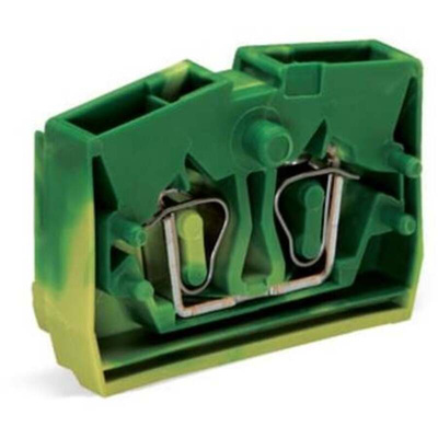 Wago 264 Series Terminal Block, 2-Way, 24A, 28 → 12 AWG Wire, Cage Clamp Termination