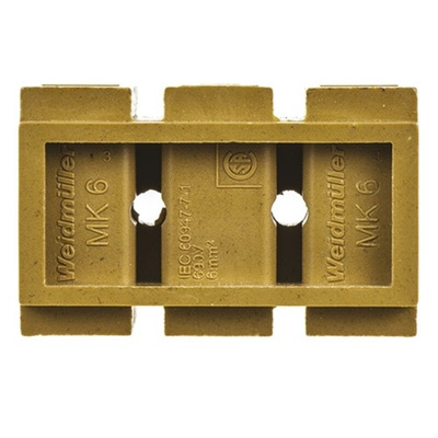 Weidmuller SAK Series Non-Fused Terminal Block, 3-Way, 41A, 22 → 10 AWG Wire, Screw Termination