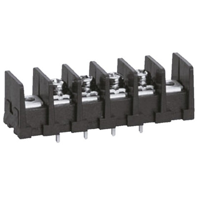 Sato Parts Non-Fused Terminal Block, 2-Way, 10A, Screw Down Termination