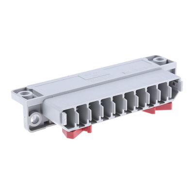 Phoenix Contact HCC Series HCC 4-M Non-Fused Terminal Block, 10-Way, 25A, 24 → 12 AWG Wire, Screw Down