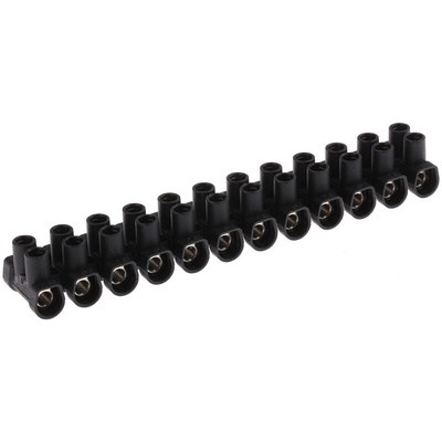 CAMDENBOSS Terminal Strip, 41A, 6 mm² Wire, Screw Termination
