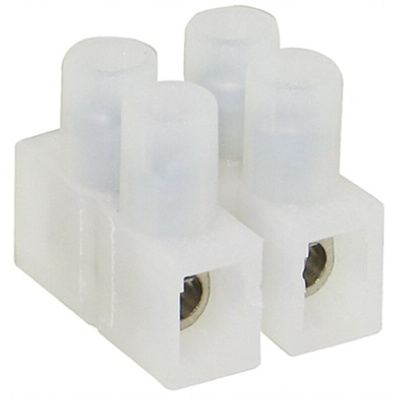 TE Connectivity Barrier Strip, 2-Way, 30A, 26 → 12 AWG Wire, Screw Termination