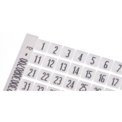 Entrelec, RC Marker Card for use with Terminal Blocks