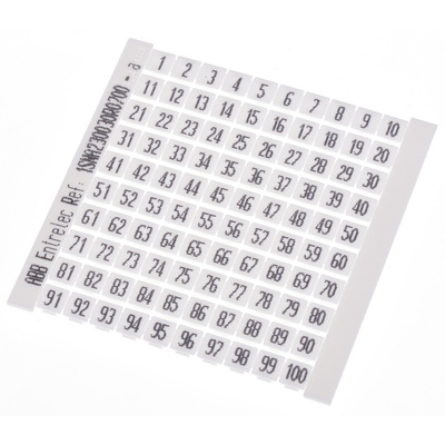 Entrelec, RC Marker Card for use with Terminal Blocks
