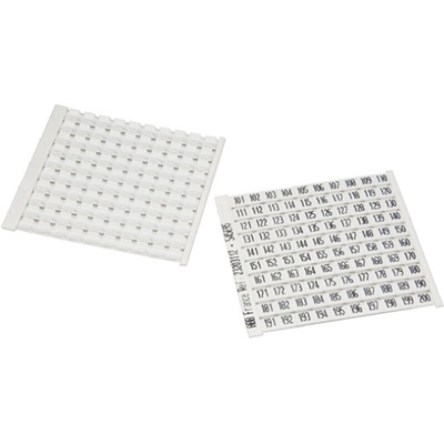Entrelec, RC Marker Card for use with  for use with Terminal Blocks