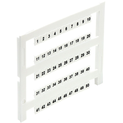 RS PRO Marker Card for use with DIN Rail Terminal