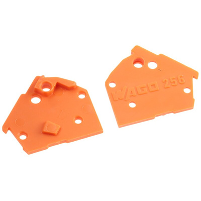 Wago, 256 End Plate for use with PCB Terminal Blocks & Pluggable Connectors