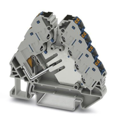 Phoenix Contact PTRVB Series PTRVB 4-FI /BU Distribution block, 13-Way, 1.75 A @ 1.5 mm², 32 A @ 4 mm², 26 → 14