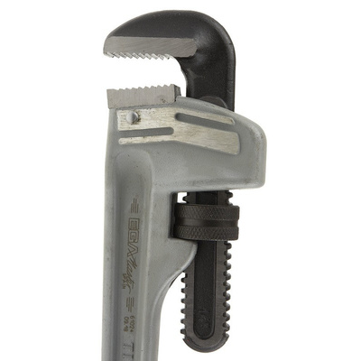 Ega-Master Pipe Wrench, 355.6 mm Overall Length, 50.8mm Max Jaw Capacity