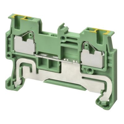 Omron DIN Rail Terminal Block, 17.5A, 17 AWG Wire, Push In Termination