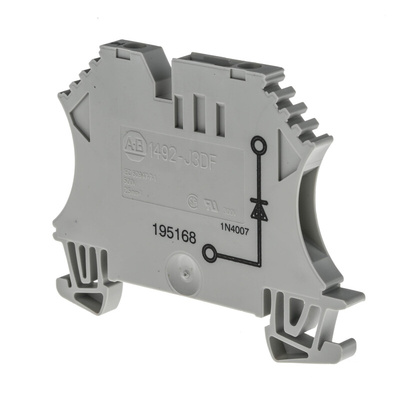 Rockwell Automation 1492-J3 Series Pluggable Terminal Block, 2-Way, 20A, 26 - 12 AWG Wire, Plug In Termination