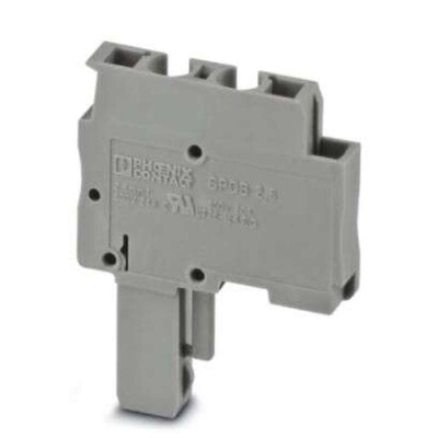 Phoenix Contact SPDB Series SPDB 2,5/ 1 Terminal Plug, 1-Way, 24A, 28 - 12 Wire, Spring Cage Termination