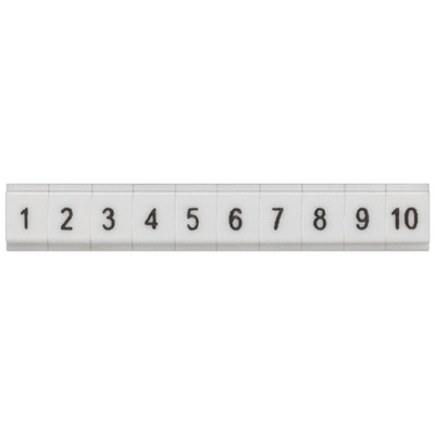 Siemens, 8WH8121 Marker Strip for use with Standard Labelling System, Terminal Block