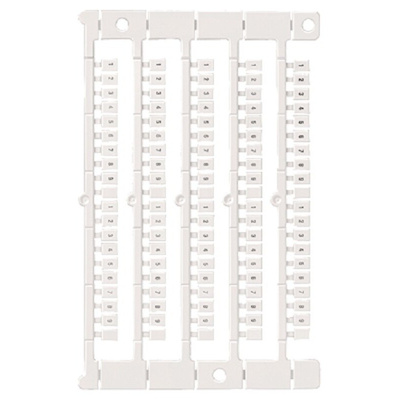 Siemens, 8WA Inscription Label for use with  for use with Terminal Blocks