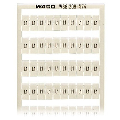 Wago, 209 Marker Card for use with  for use with Terminal Blocks