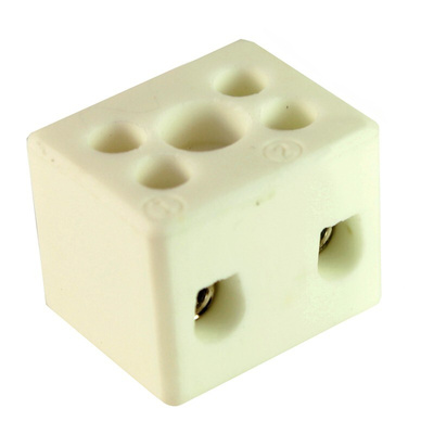 CAMDENBOSS CHTB Series Terminal Block, 2-Way, 32A, 4 mm2 Wire, Screw Termination