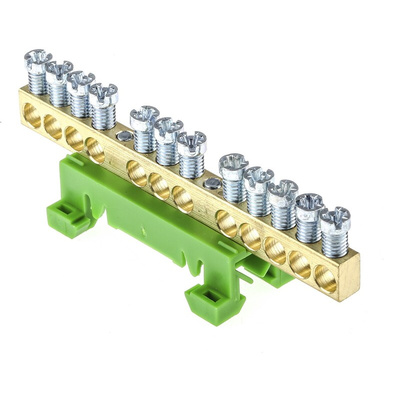 Entrelec, DBTI Earth Bar for use with Terminal Blocks