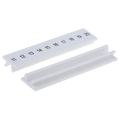 Phoenix Contact, ZB5.LGS :11 -20 Marker Strip for use with Terminal Blocks