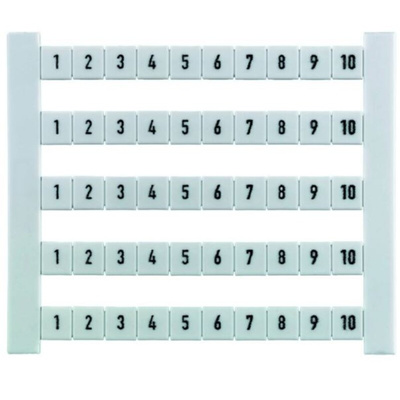Weidmüller, DEK Terminal Marker for use with Terminal Blocks
