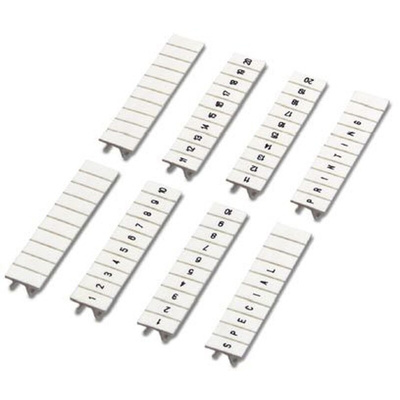 Phoenix Contact, ZB 5 LGS Marker Strip for use with Terminal Blocks