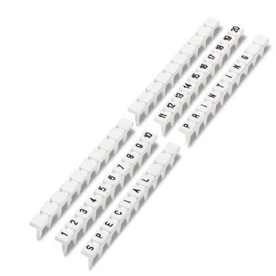 Phoenix Contact, BNB-ZB 5.2.LGS :1 -10 Terminal Marking for use with Terminal Blocks