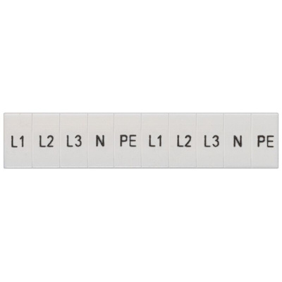 Siemens, 8WH Inscription Label for use with Terminal Blocks