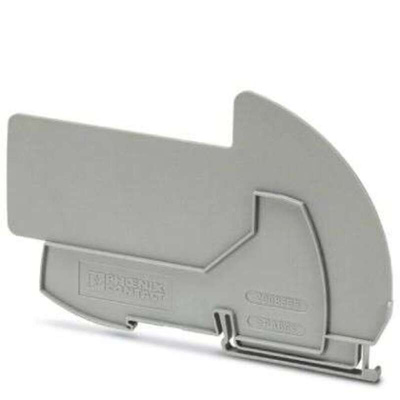 Phoenix Contact, VIP/U/RAIL 3L Partition Plate for use with Terminal Blocks