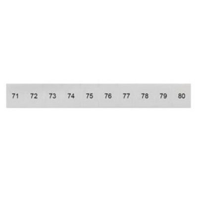 Siemens, 8WH Labeling Plate for use with  for use with Terminal Blocks