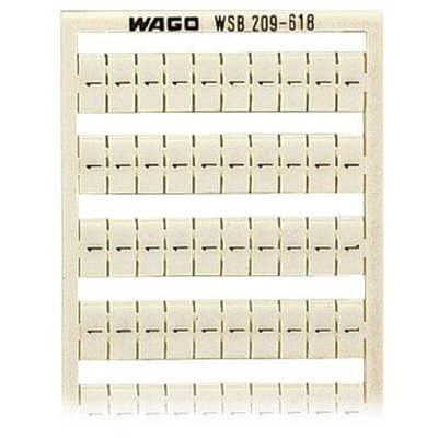 Wago, 209 Marker Card for use with  for use with Terminal Blocks