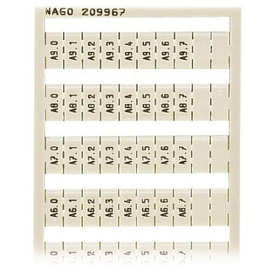 Wago, 209 Marking Card