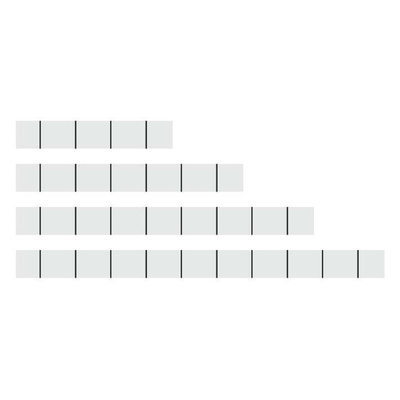 Wago, 757 Marker Strip for use with  for use with Terminal Blocks